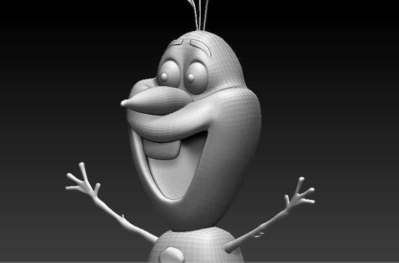 Frozen Snow Man for 3D Printing 3D print model_5