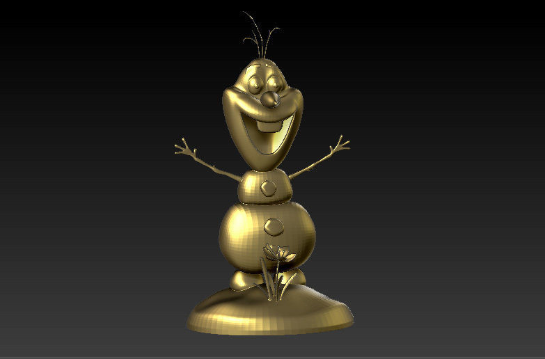 Frozen Snow Man for 3D Printing 3D print model_16