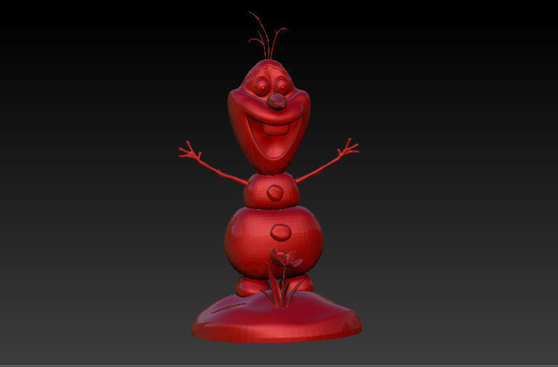 Frozen Snow Man for 3D Printing 3D print model_14