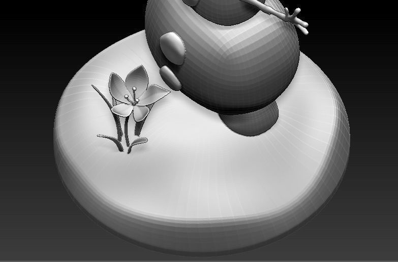 Frozen Snow Man for 3D Printing 3D print model_2