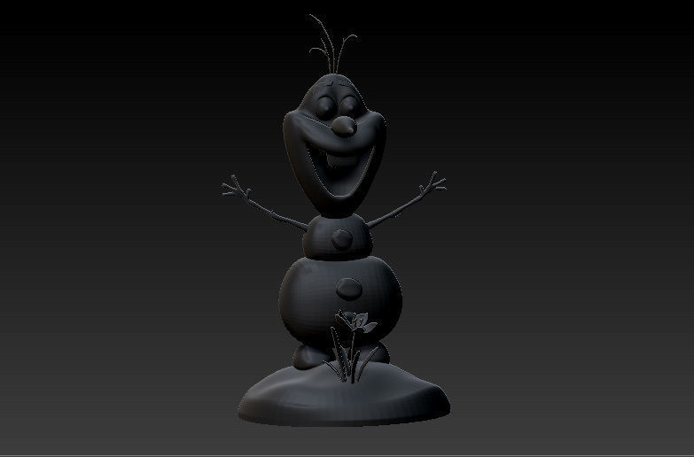 Frozen Snow Man for 3D Printing 3D print model_13