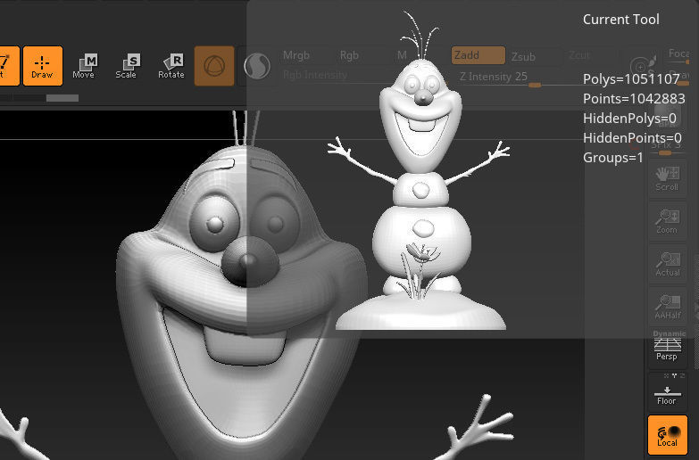 Frozen Snow Man for 3D Printing 3D print model_18