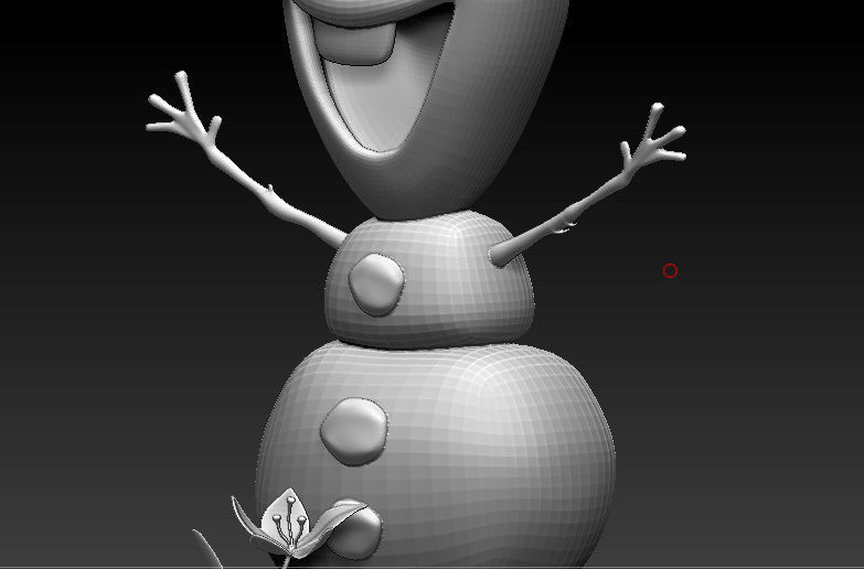 Frozen Snow Man for 3D Printing 3D print model_4