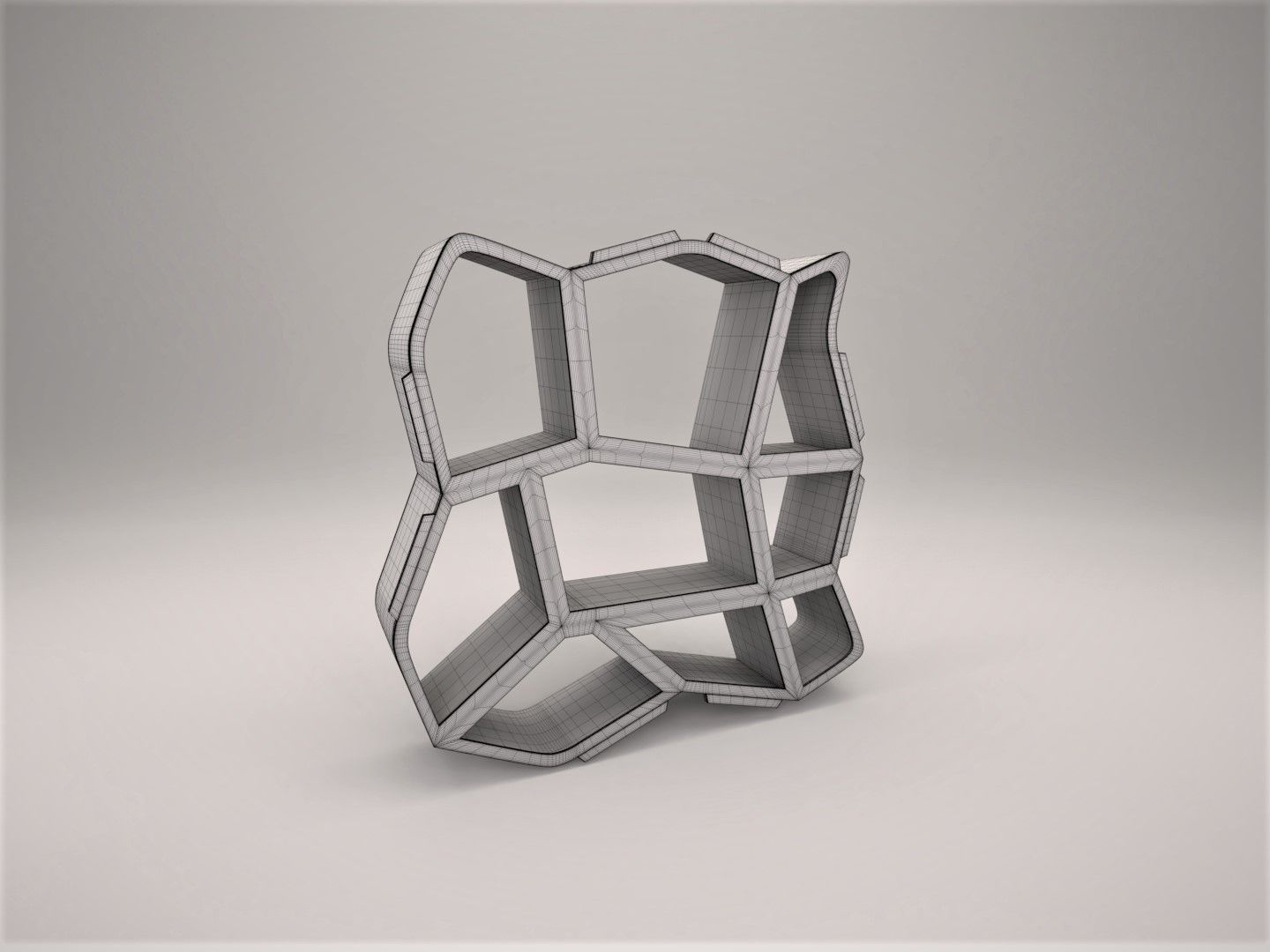 Form for paving slabs 3D model_3