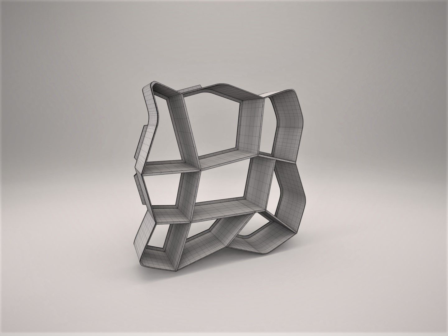 Form for paving slabs 3D model_5