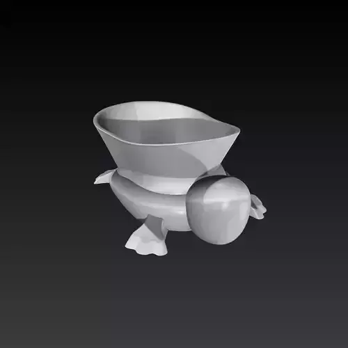 Turtle Simple Minimal Design 3D Print Ready model 3D print model