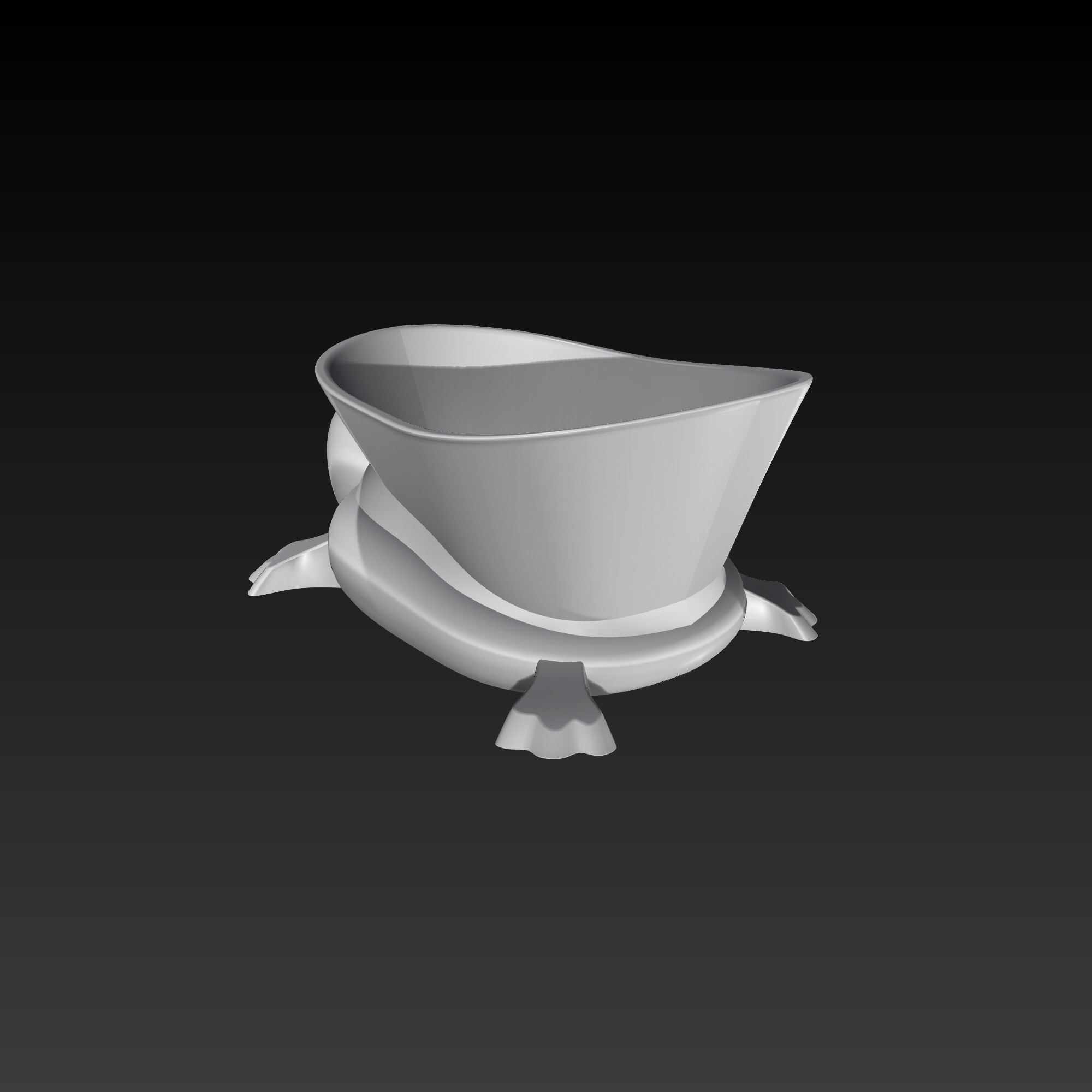 Turtle Simple Minimal Design 3D Print Ready model 3D print model 3D print model_10