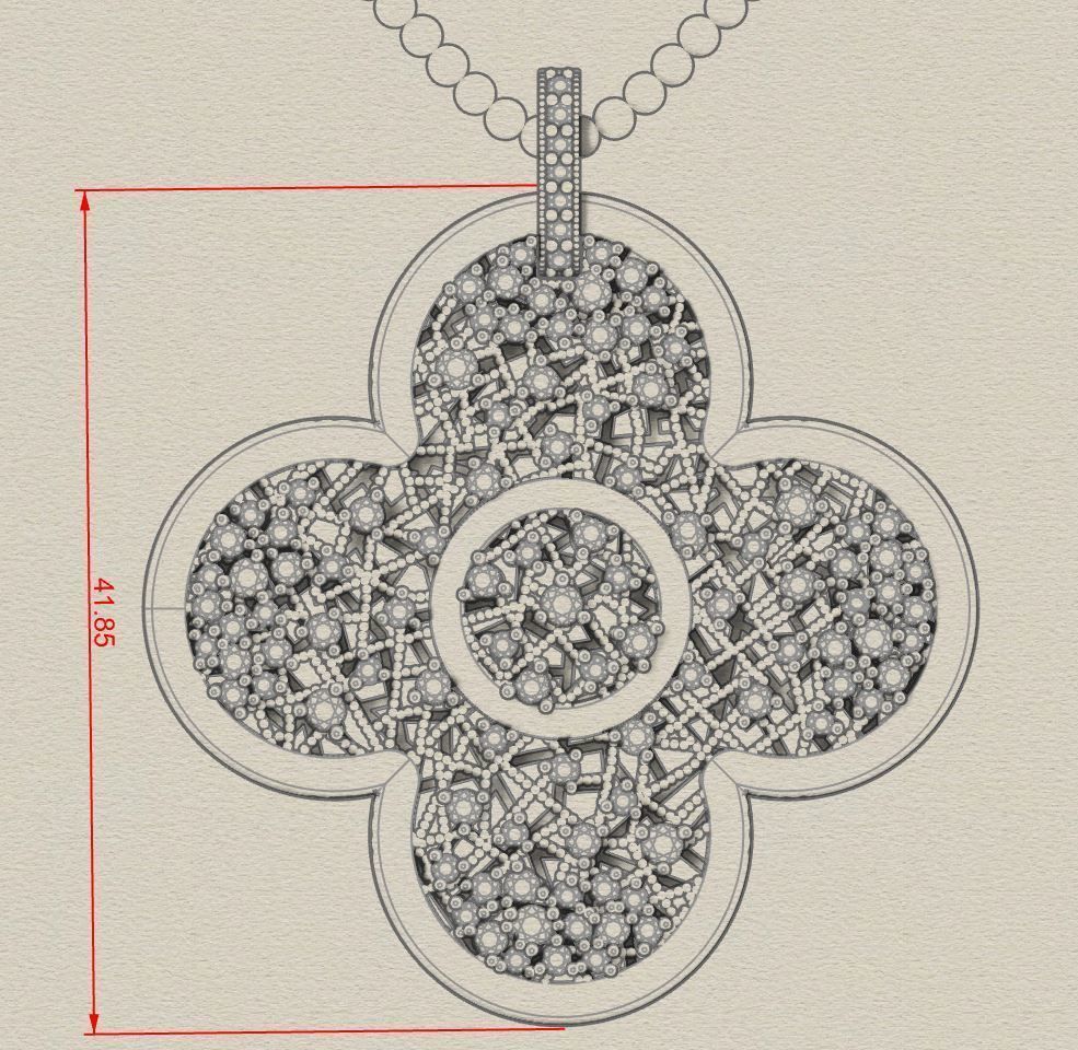 GC GOLD H192-Diamond NECKLACE 3D print model_5