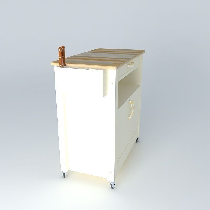 BBQ table Free 3D model_1