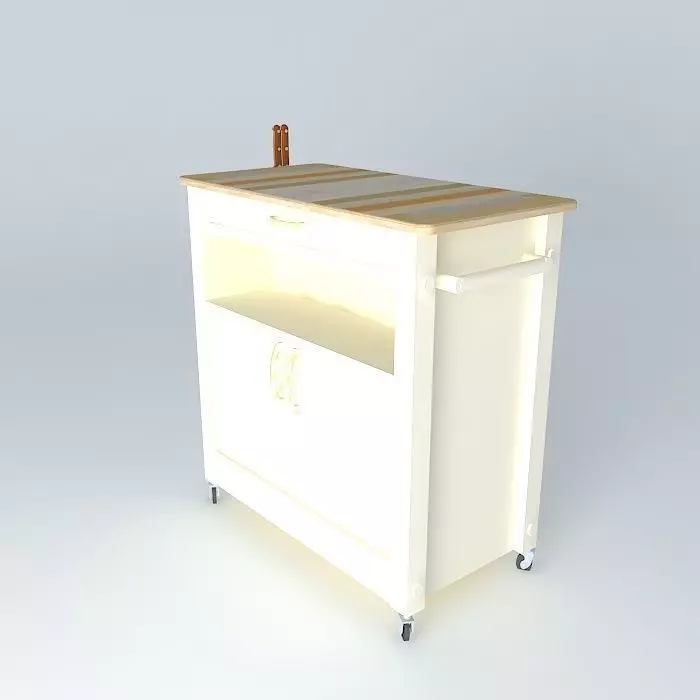 BBQ table Free 3D model_0