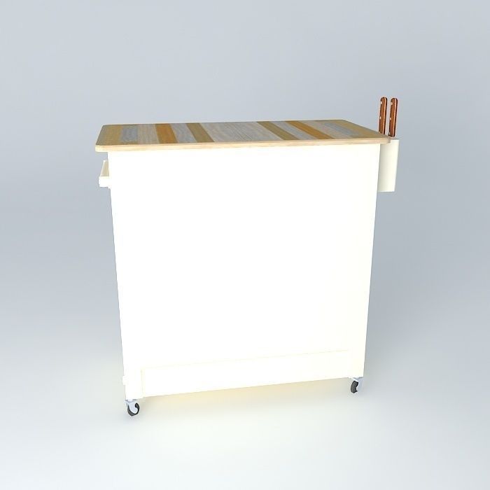 BBQ table Free 3D model_2