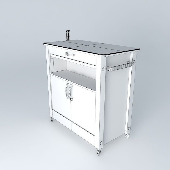 BBQ table Free 3D model_3