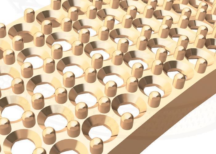 pave bracelet with 243 stones 3D print model_6