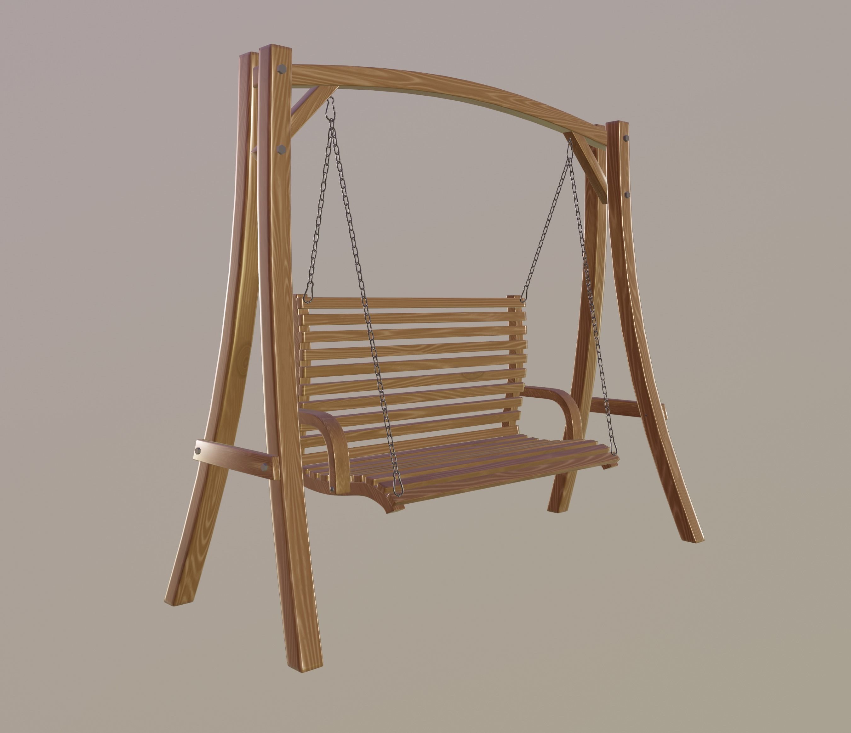 Swing Chair 3D model_2