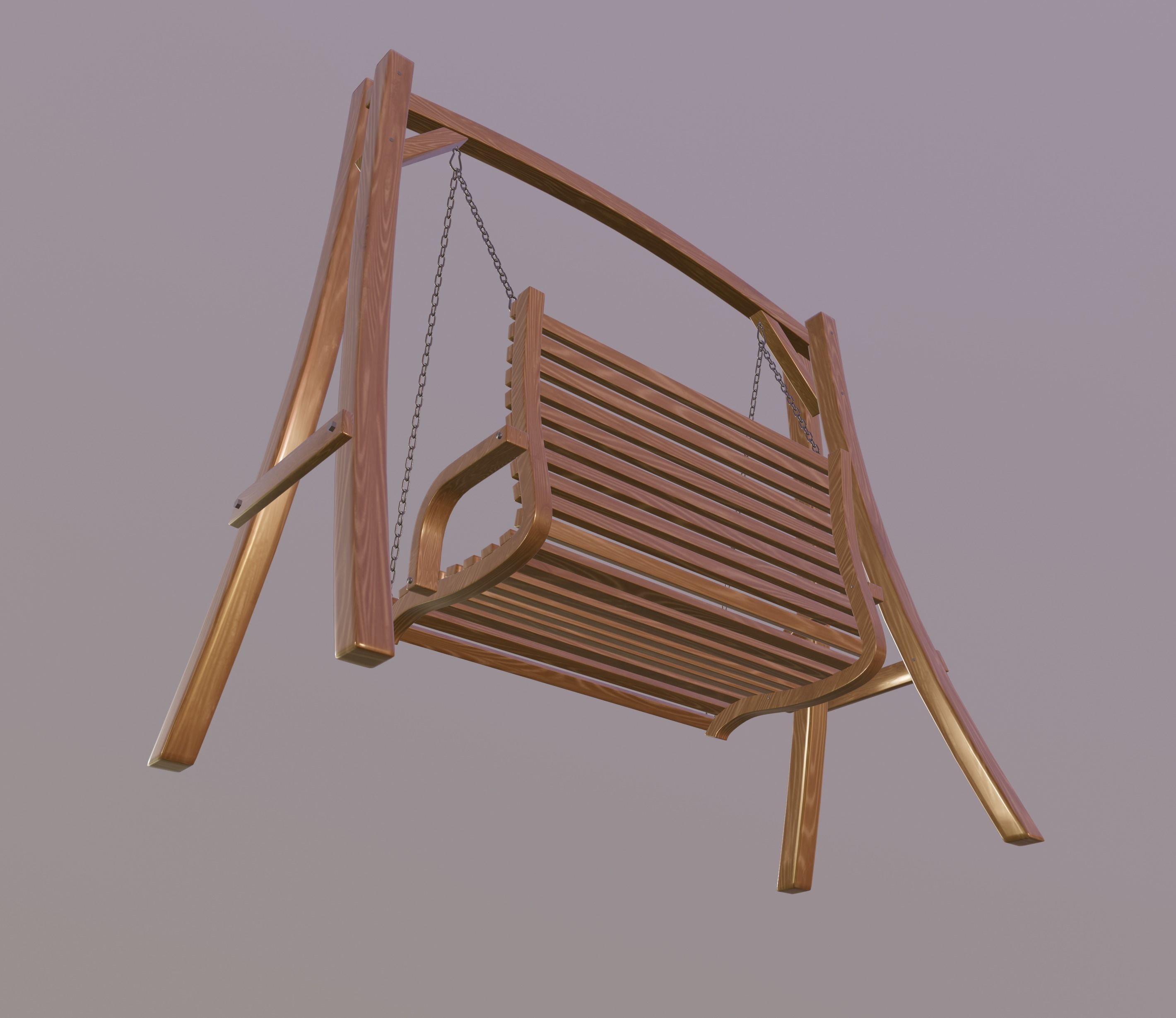 Swing Chair 3D model_5