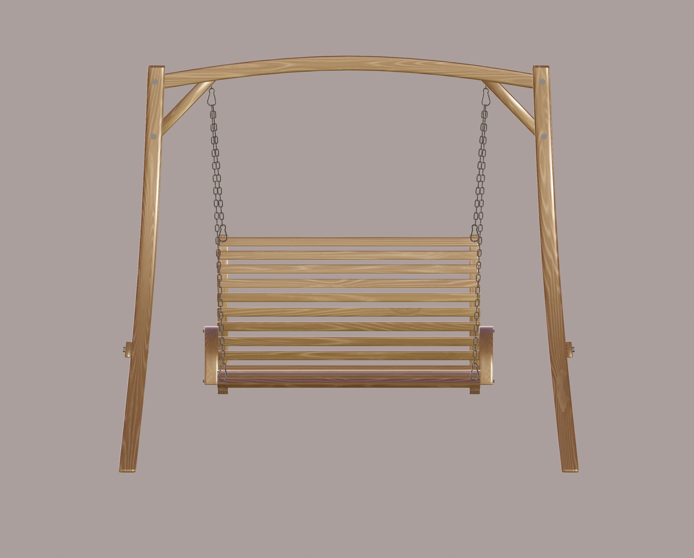 Swing Chair 3D model_3