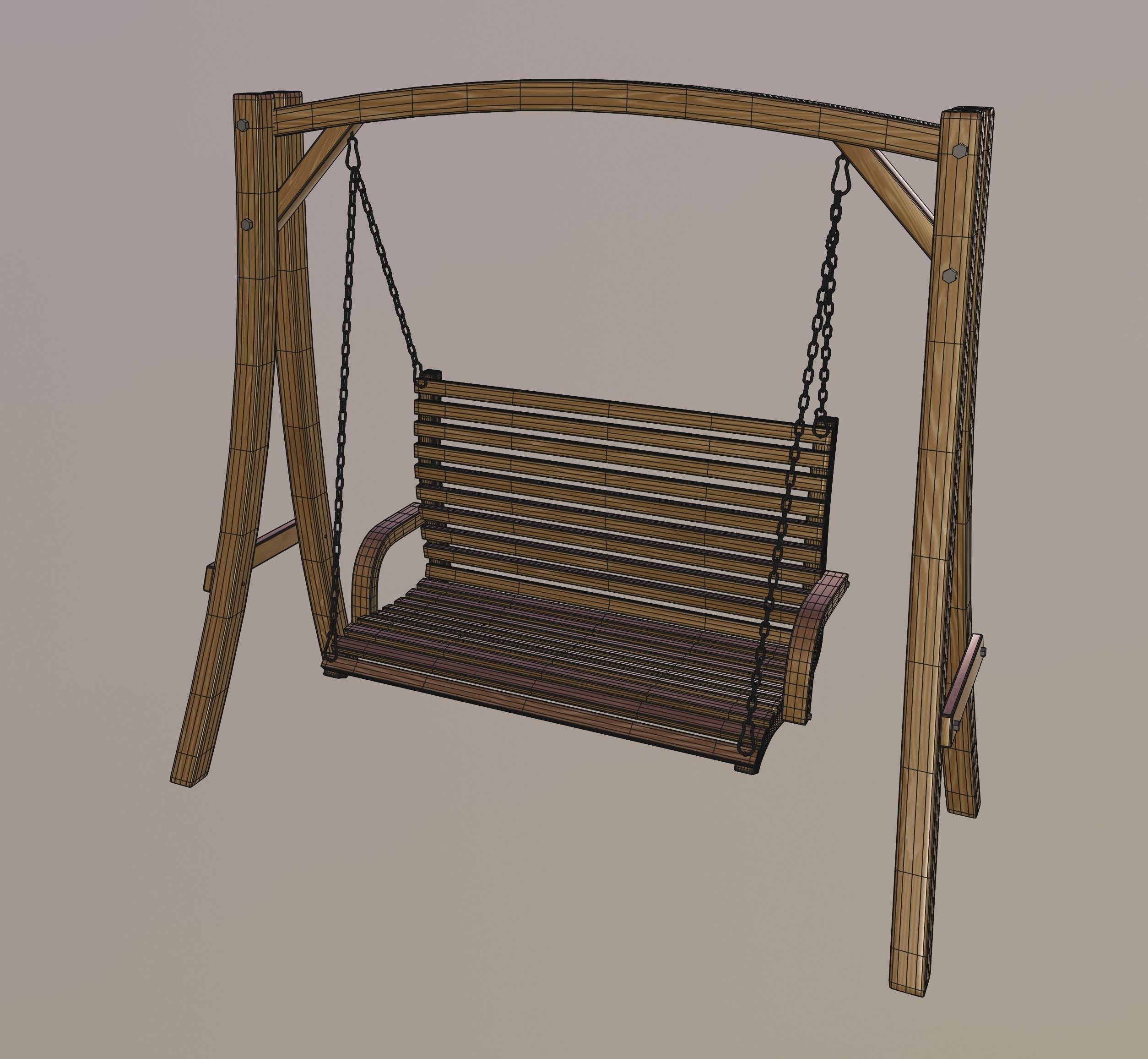 Swing Chair 3D model_15