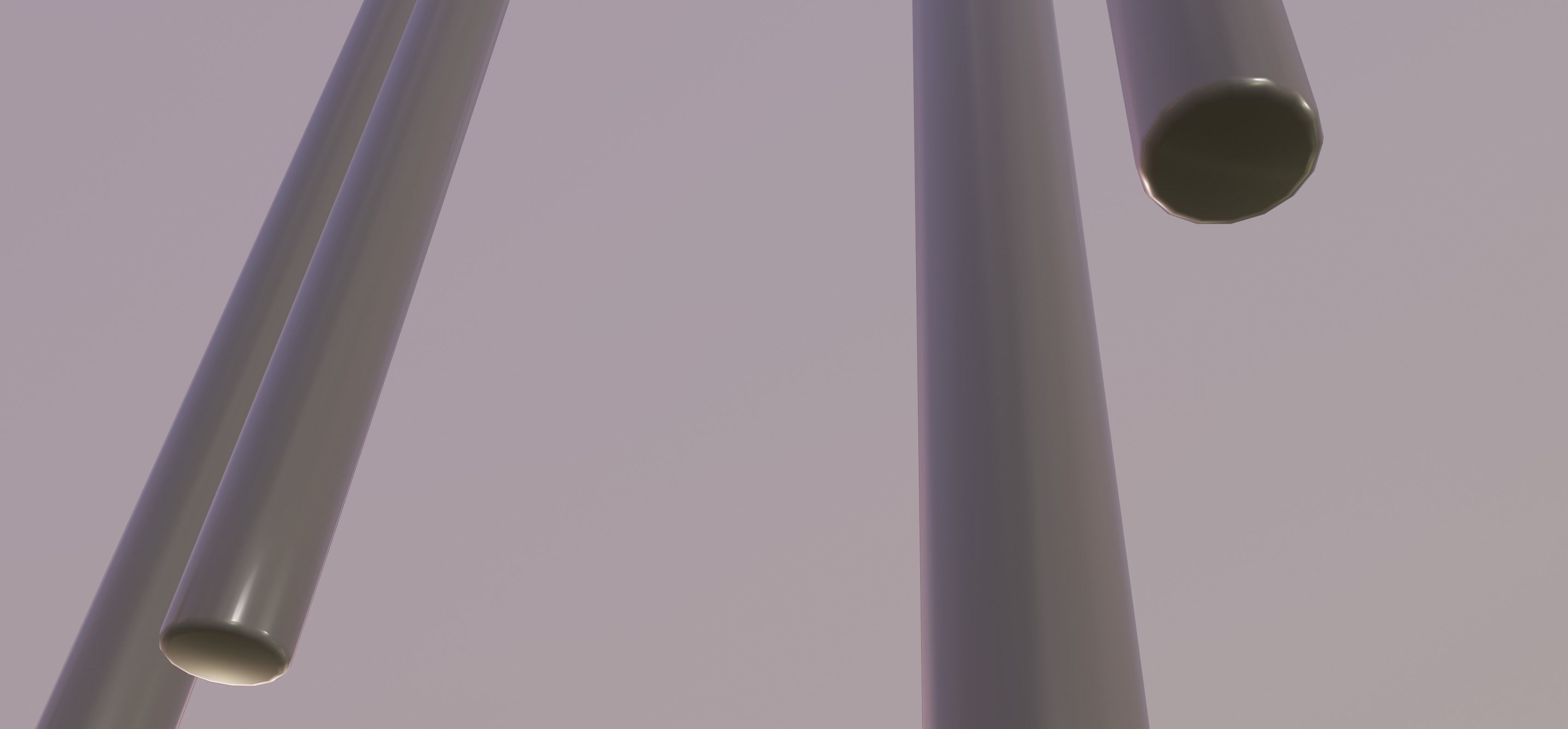 Paper Clip Low-poly 3D model_6