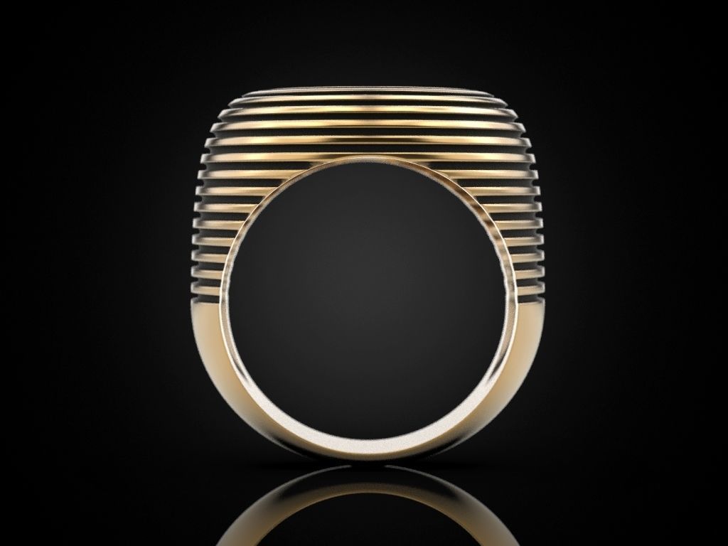 Ring circles on the water 3D print model_15