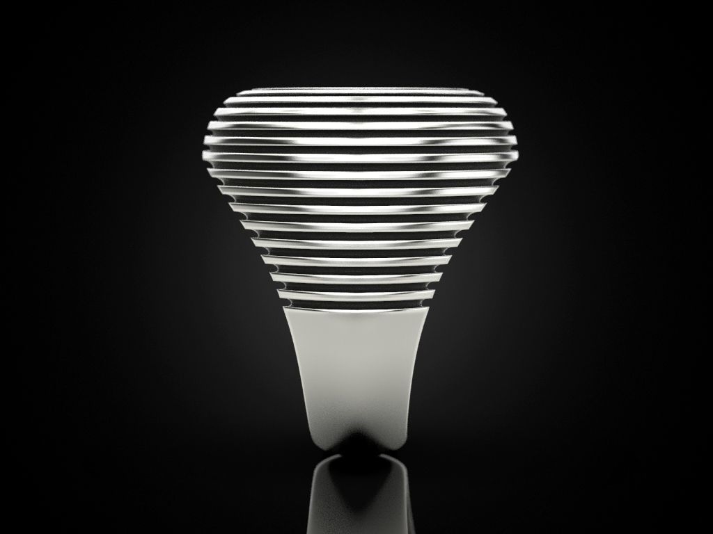 Ring circles on the water 3D print model_3