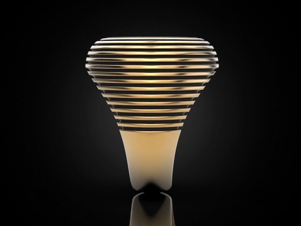 Ring circles on the water 3D print model_14