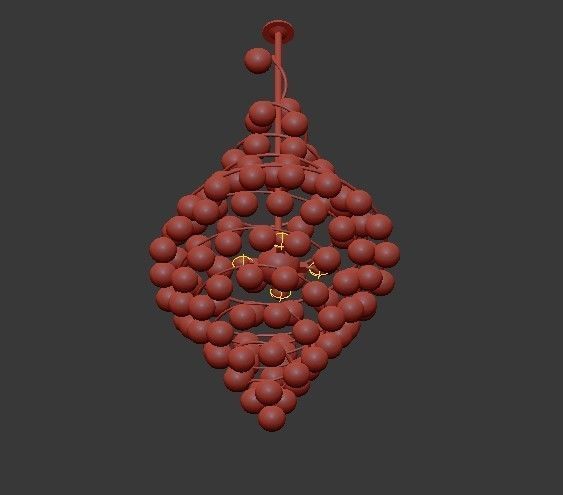 WANDERLUST ball chandelier 3D model_3
