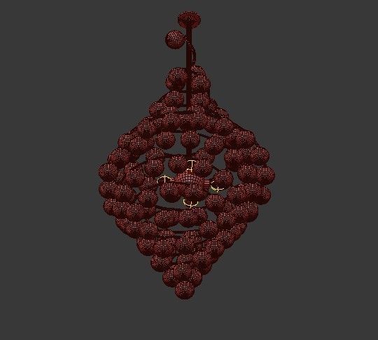 WANDERLUST ball chandelier 3D model_4