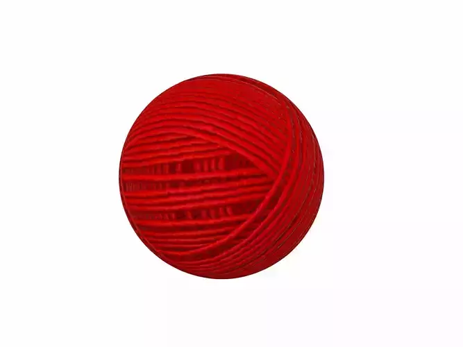 Ball of Yarn Low-poly 3D model