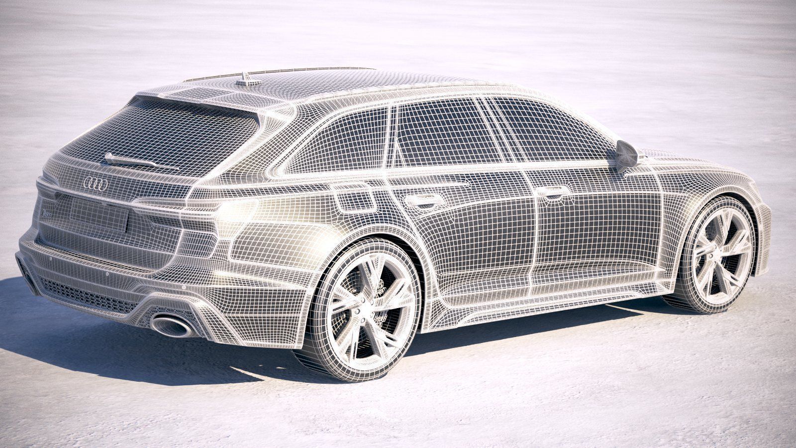 Audi RS6 Avant 2020 3D model_25