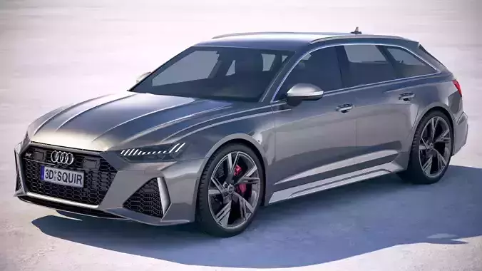 Audi RS6 Avant 2020 3D model