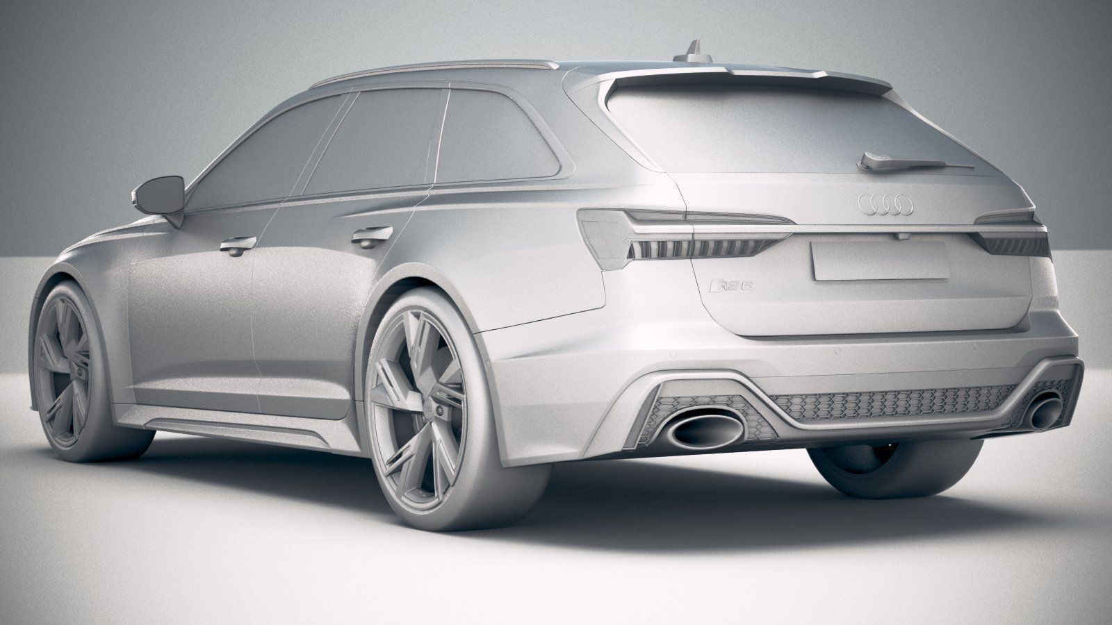 Audi RS6 Avant 2020 3D model_23