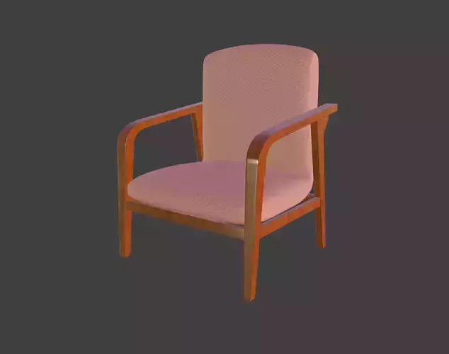 Mid-Century Chair 3D model
