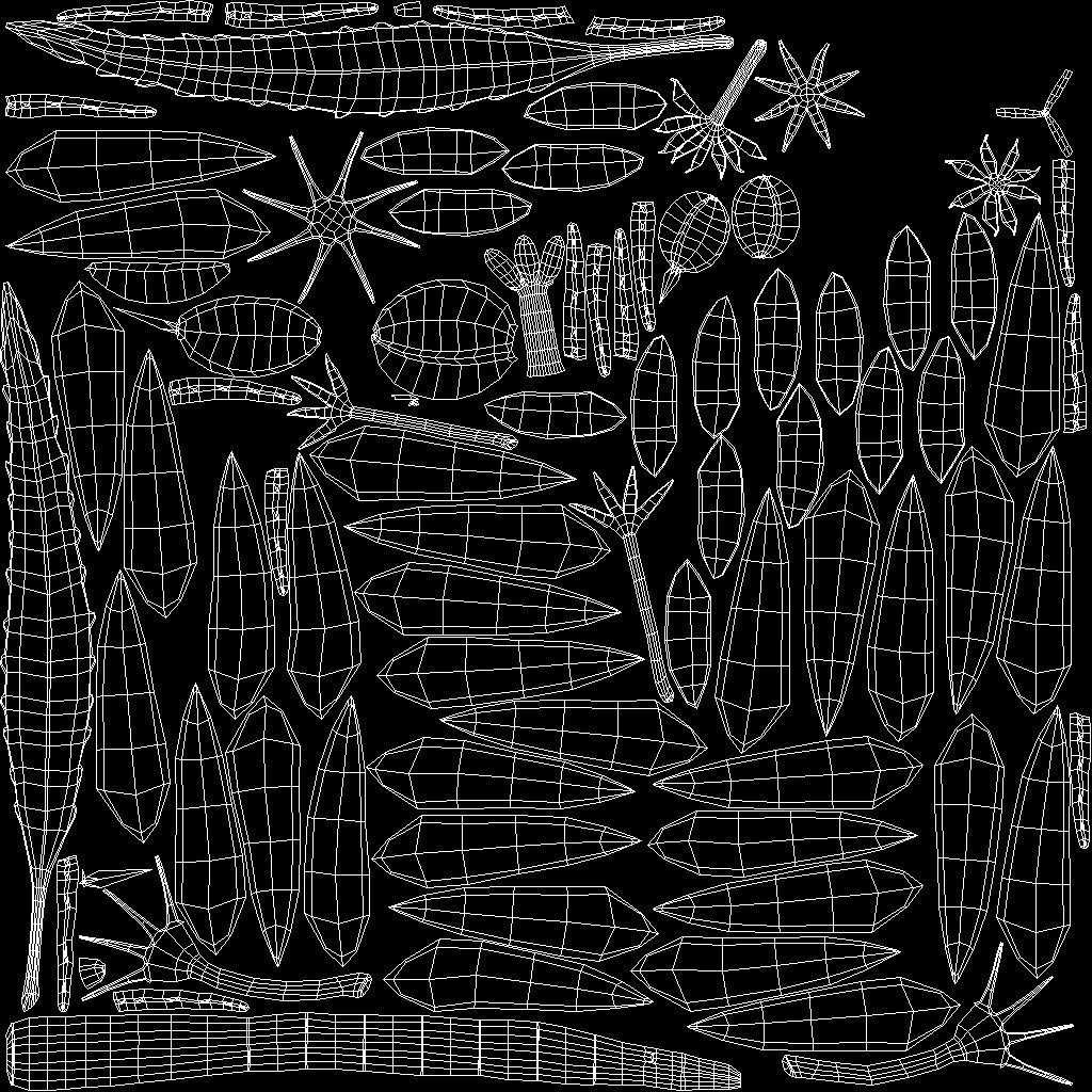 Campanula Bouquet 3D model_15