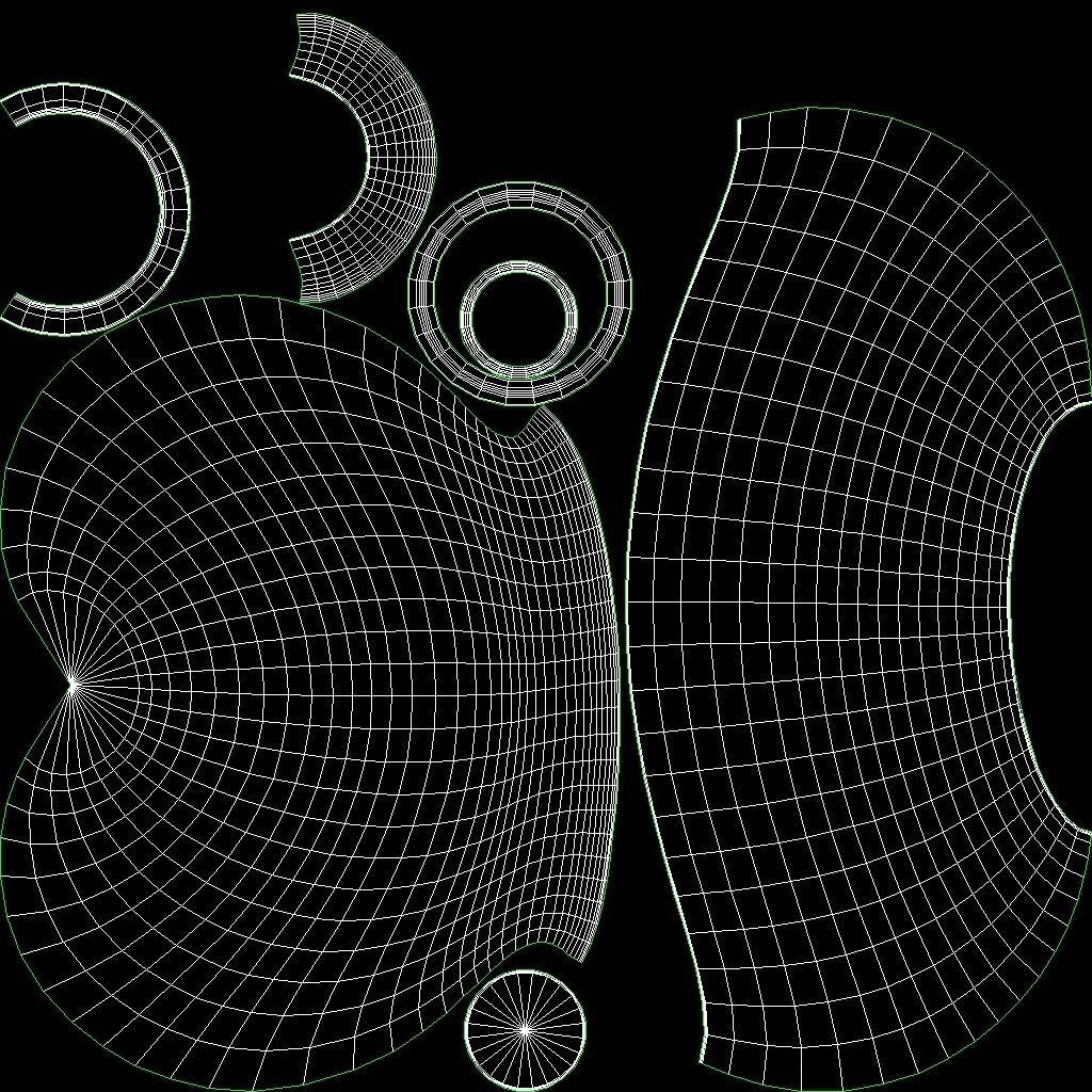 Campanula Bouquet 3D model_16