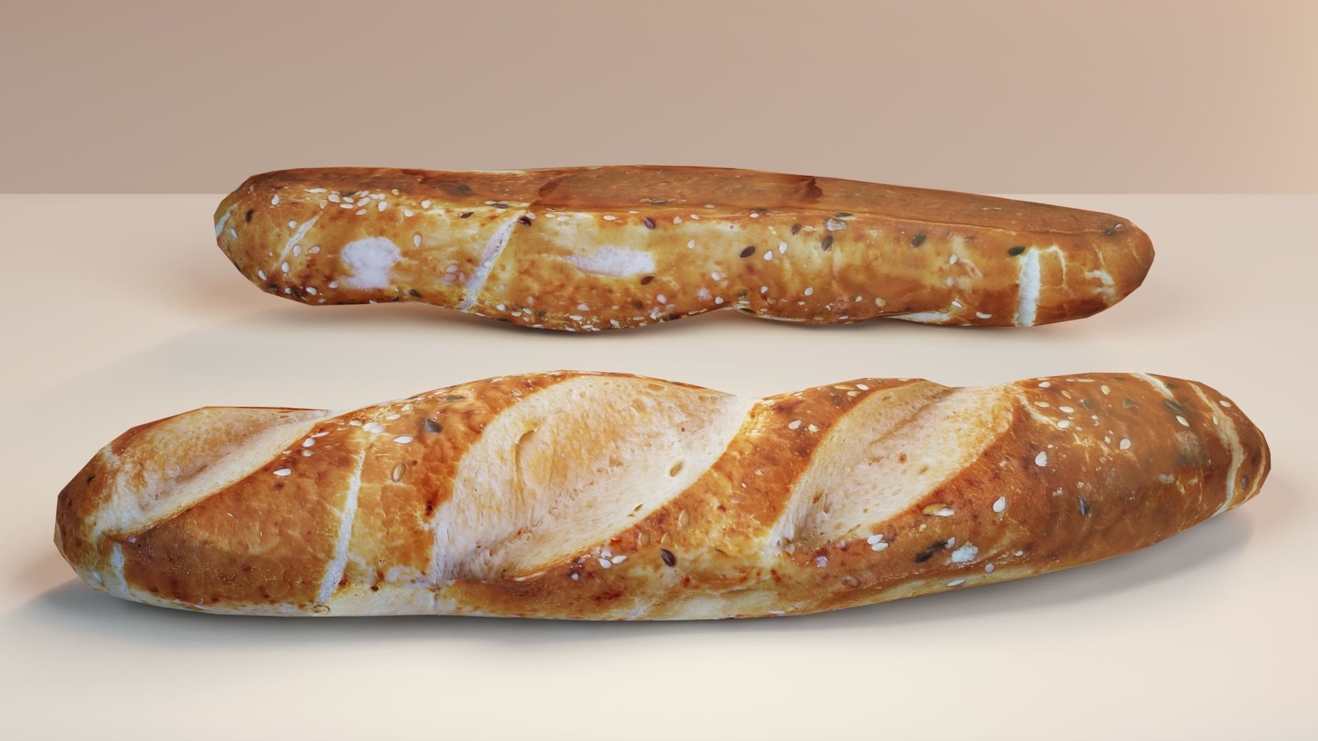 PBR Bakery Pastries Low-poly 3D model_3