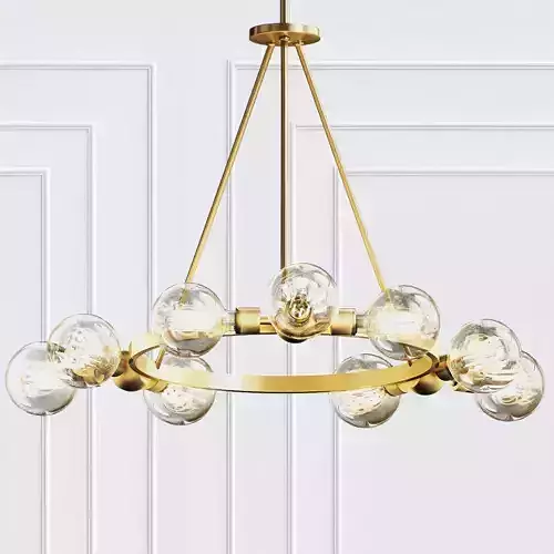 GARIM chandelier with balls hanging from it