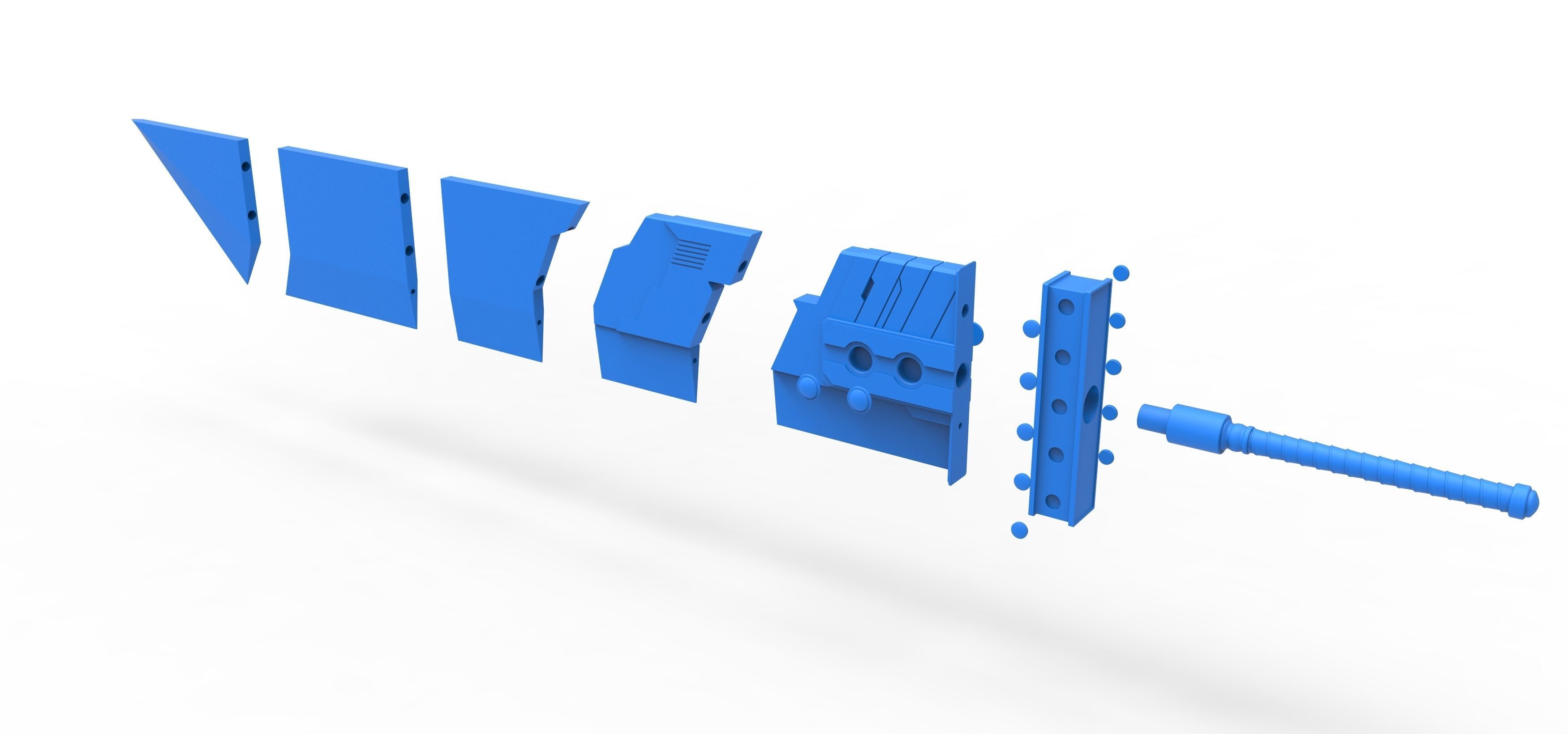 Buster sword from Final fantasy VII 3D print model_19