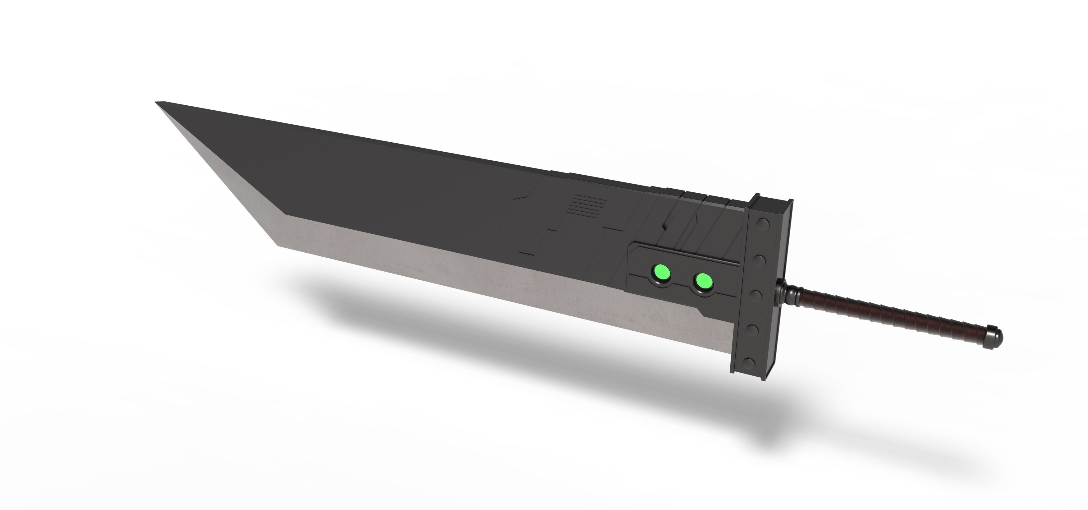 Buster sword from Final fantasy VII 3D print model_8