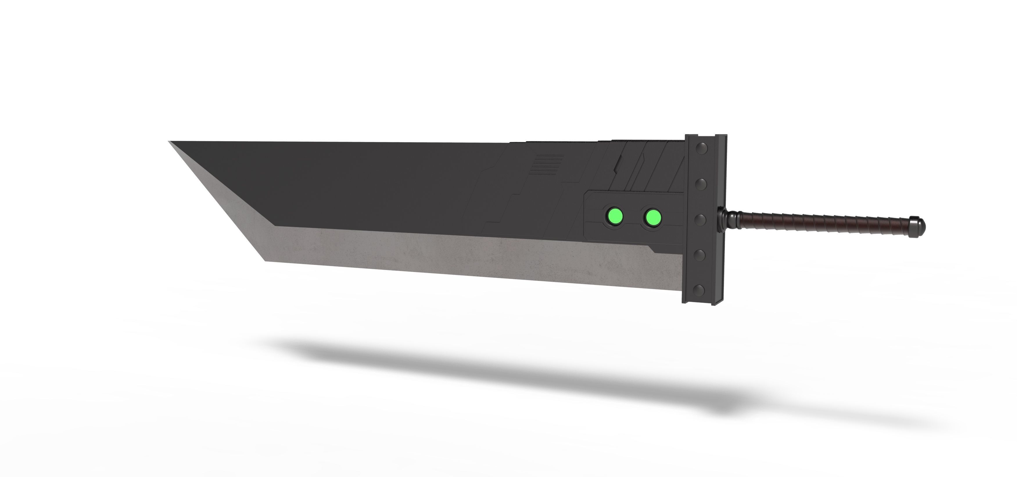 Buster sword from Final fantasy VII 3D print model_9