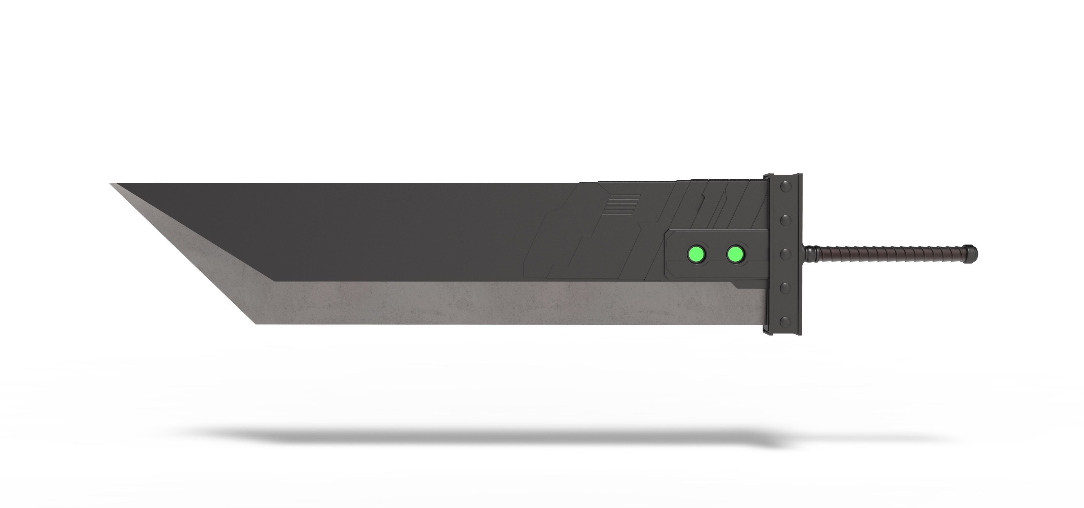 Buster sword from Final fantasy VII 3D print model_5