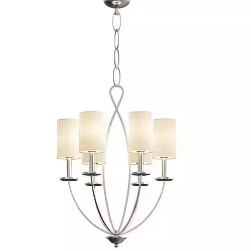 CASTANA four light chandelier with shades