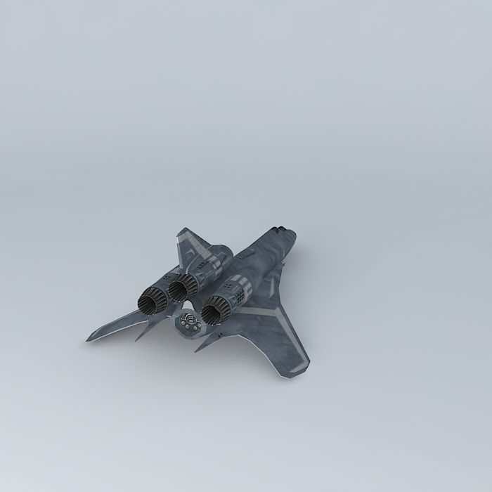 Colonial Bomber Free 3D model_1