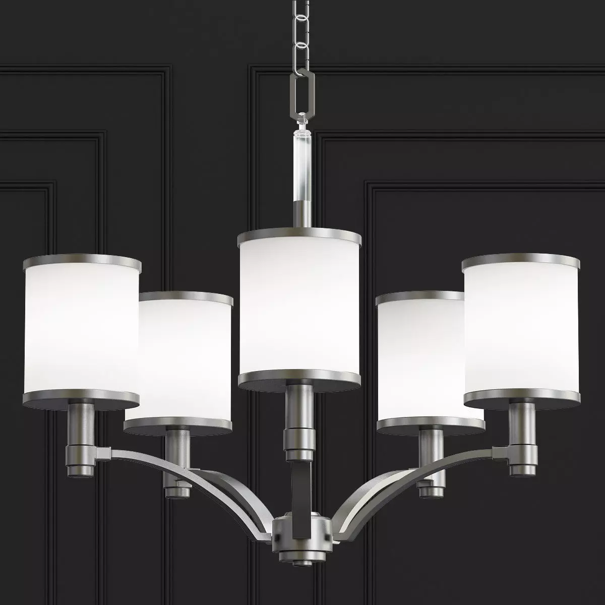 PROSPECT chandelier with four lamps 3D model_0