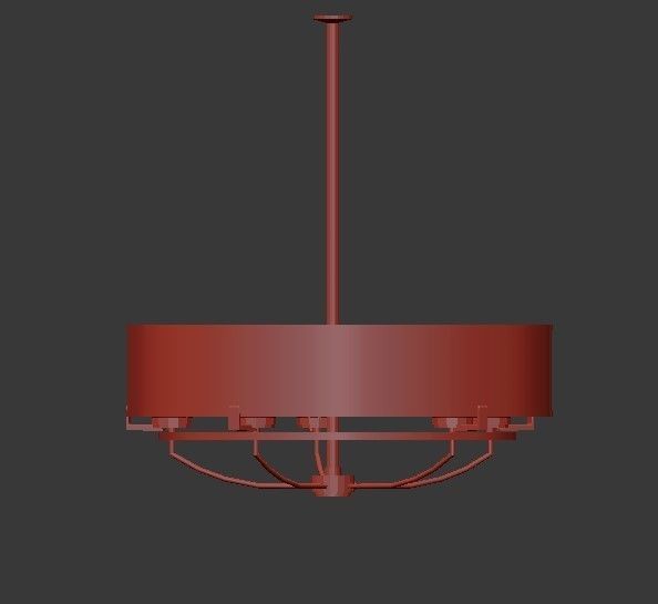 SALDANA chandelier 3D model_5