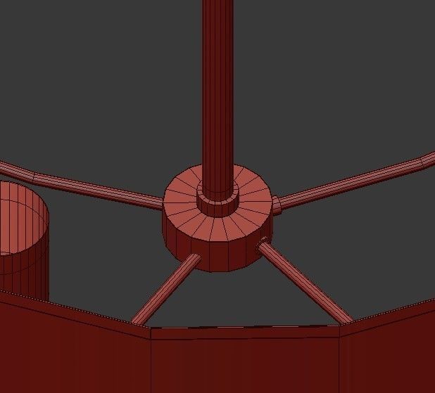 SALDANA chandelier 3D model_8