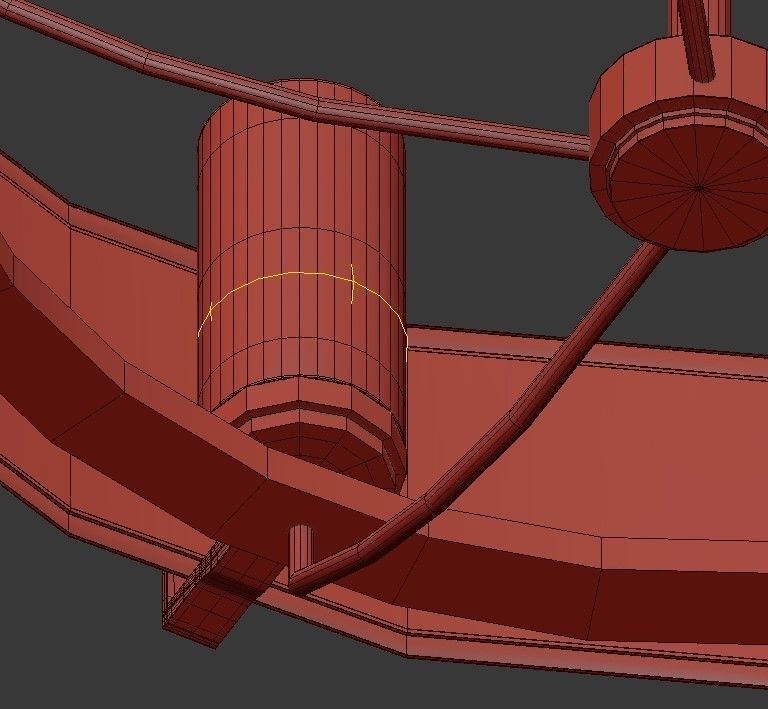 SALDANA chandelier 3D model_6