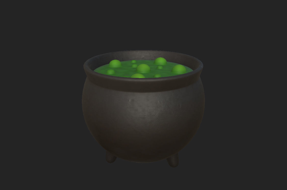 Halloween Pot 3D model_6
