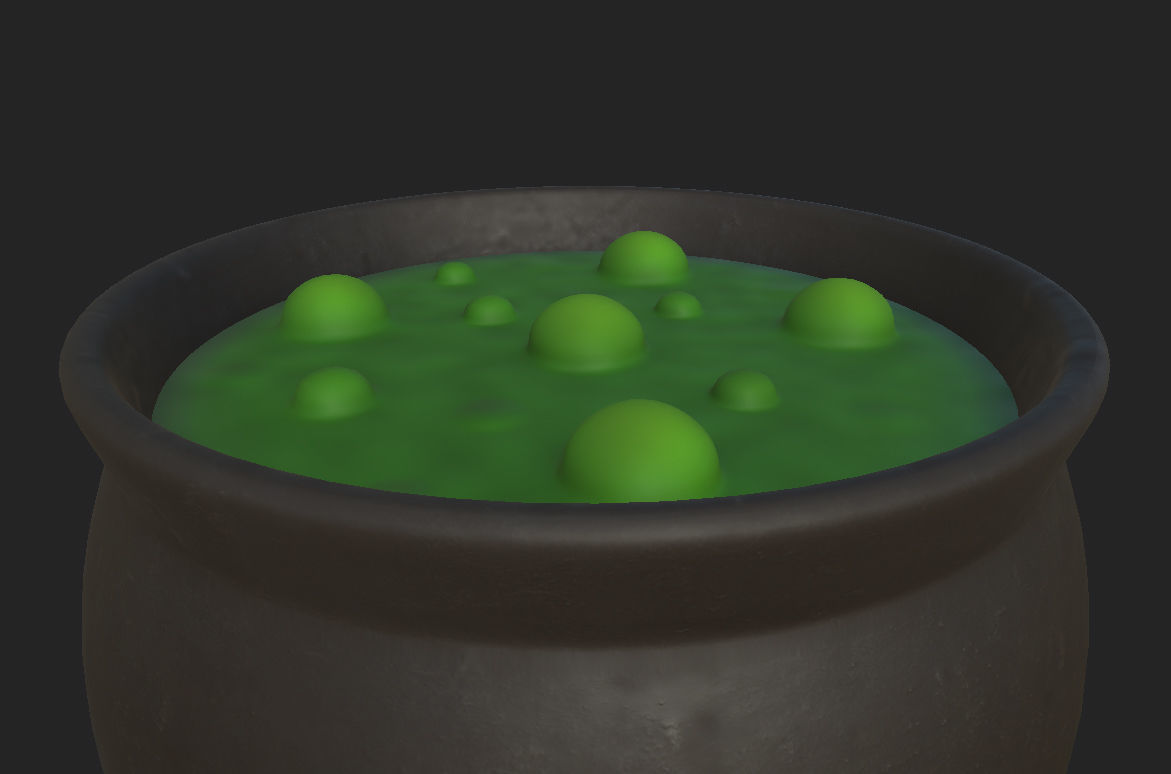 Halloween Pot 3D model_9