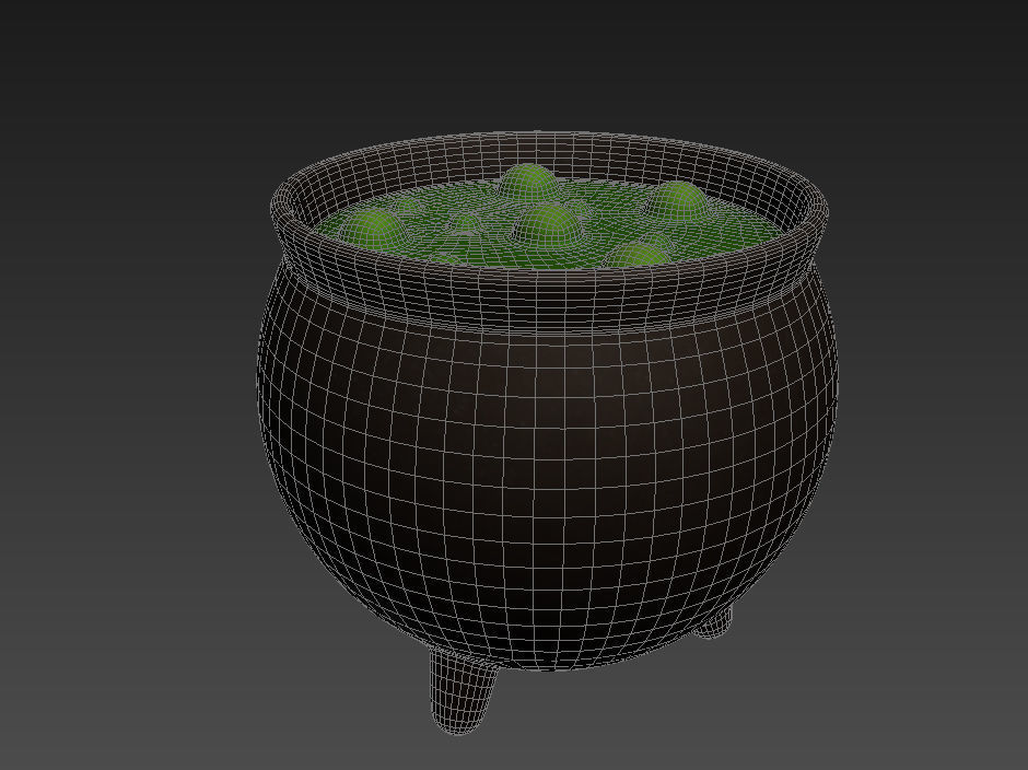 Halloween Pot 3D model_17