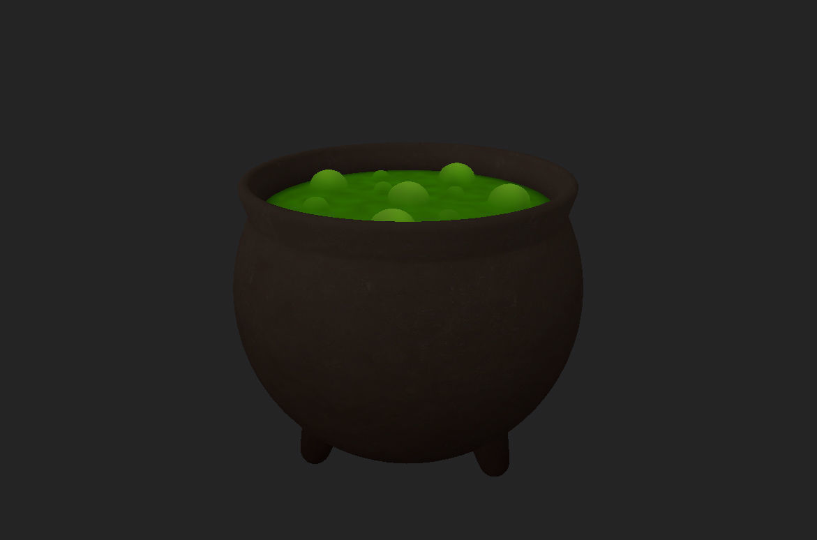 Halloween Pot 3D model_7